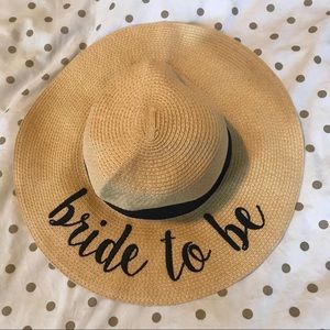 “Bride to Be” sun hat